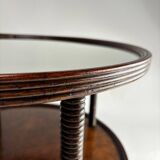 Mid-Century Wooden Bar Cart attributed to Paolo Buffa. Italy, 1940s