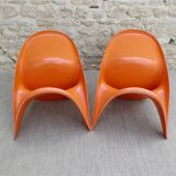 Pair of Casolino children's chairs from the 70s