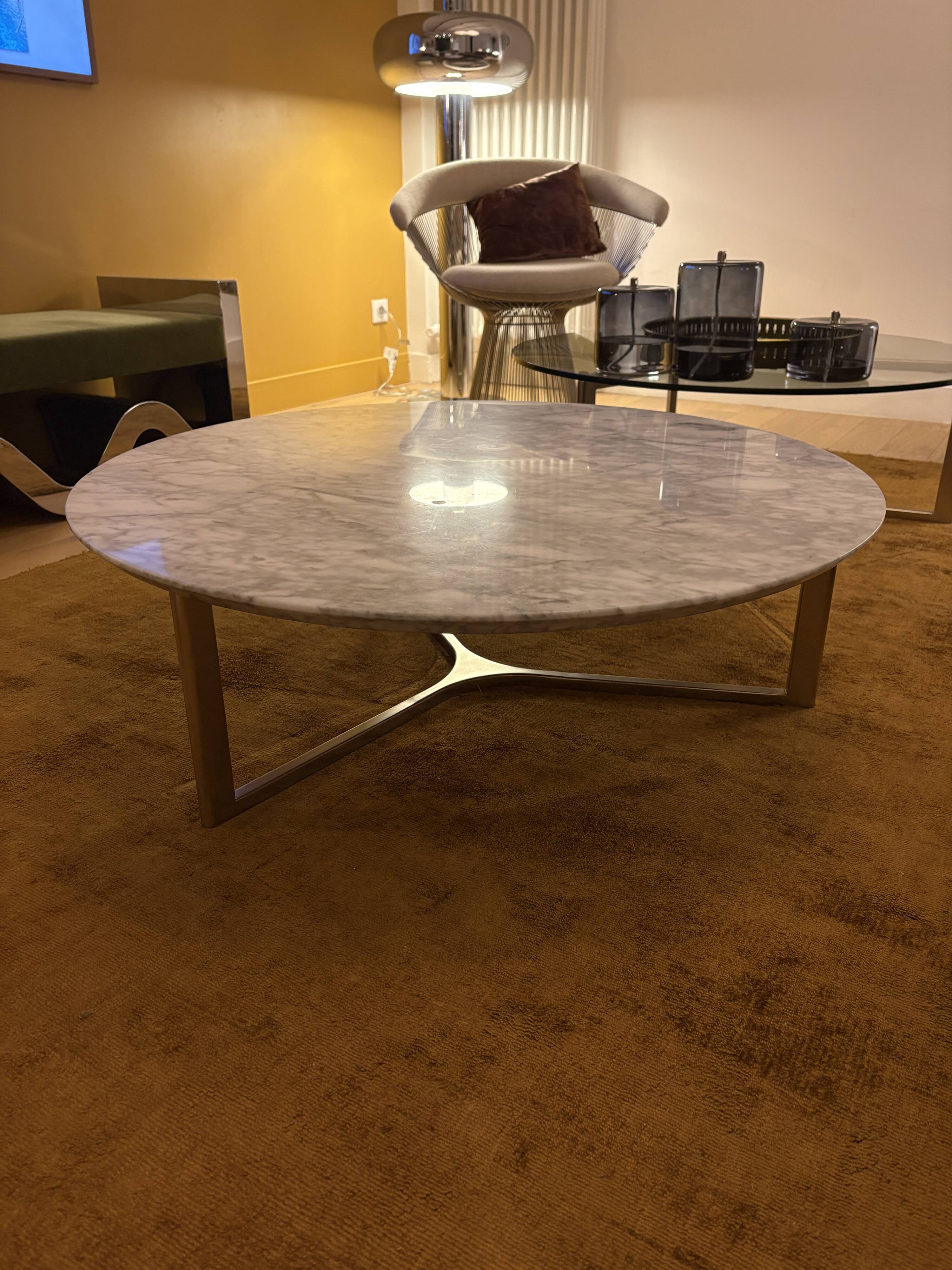 Marble coffee table