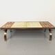 Vintage ceramic coffee table by Jean Gregorieff for Roche Bobois