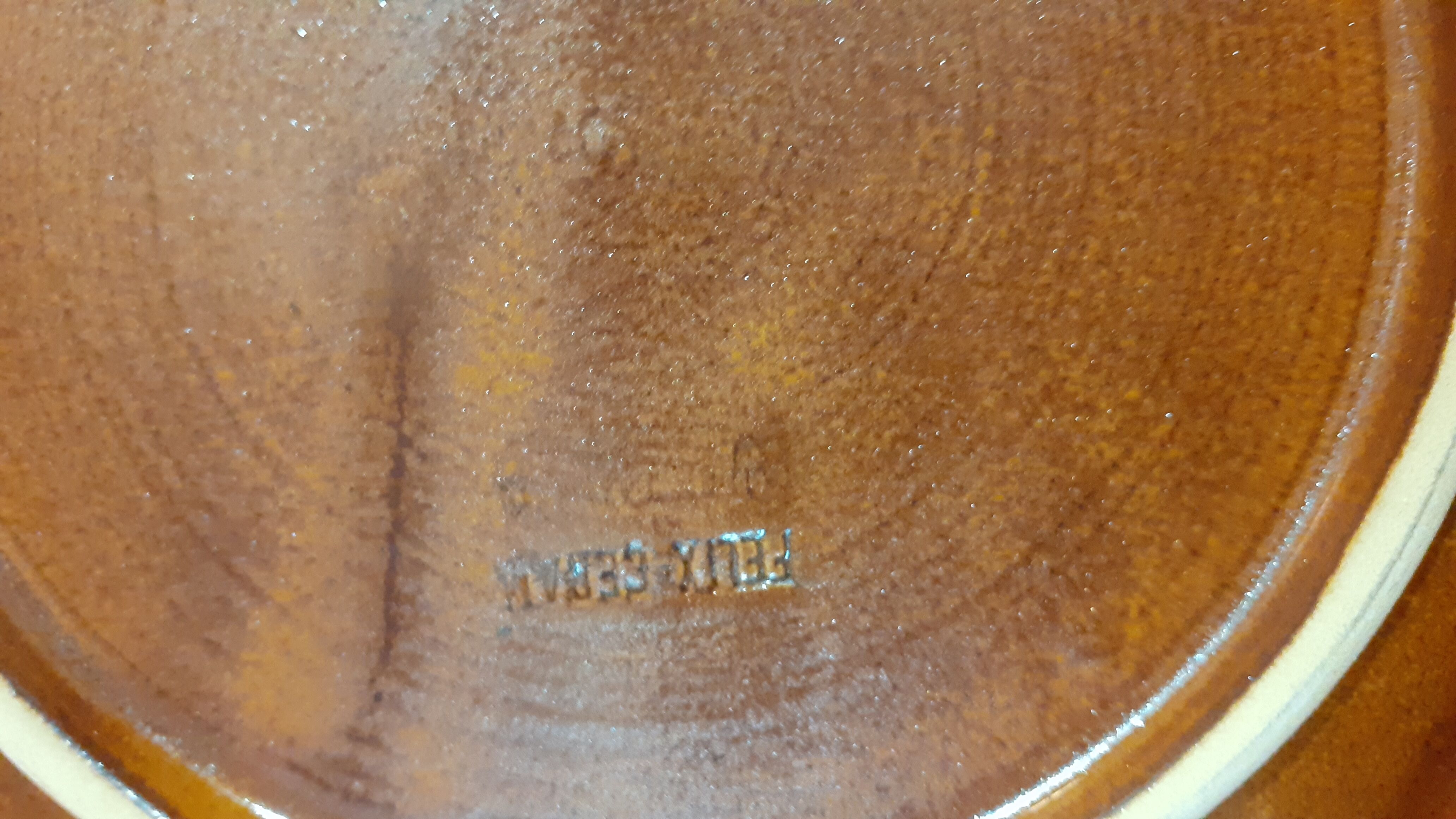 Dessert plates set of 6  vallauris felix ceram