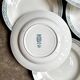6 deep plates St Amand in blue ironstone