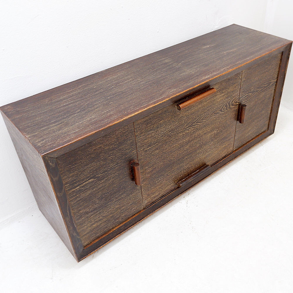 Wenge wood vintage sideboard - modernist style