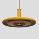Yellow XL Fog & Morup Optima Pendant Lamp: Hans Due Design, Denmark 1970s