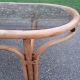 Rattan coffee table