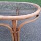 Table basse en rotin