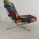 Unique Colourful Armchair Inspired by Barcelona Chair - set of 2