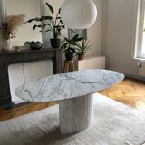 Table marble arabescato Italy vintage