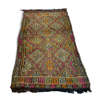 Tapis kilim turc vintage 90 x 52 cm