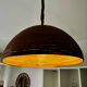 Large rattan pendant light from the 1970s.