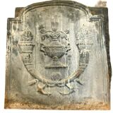 Fireplace bottom plate in cast iron XX century