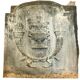 Fireplace bottom plate in cast iron XX century