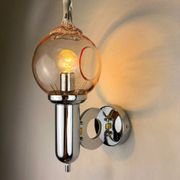 Toni Zuccheri drop shaped wall sconce, Murano glass, Italy 1970s