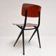 Set of 4 school chairs by Ynske Kooistra for Marko Holland, 1960s.