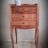 Regency bedside table with drawers