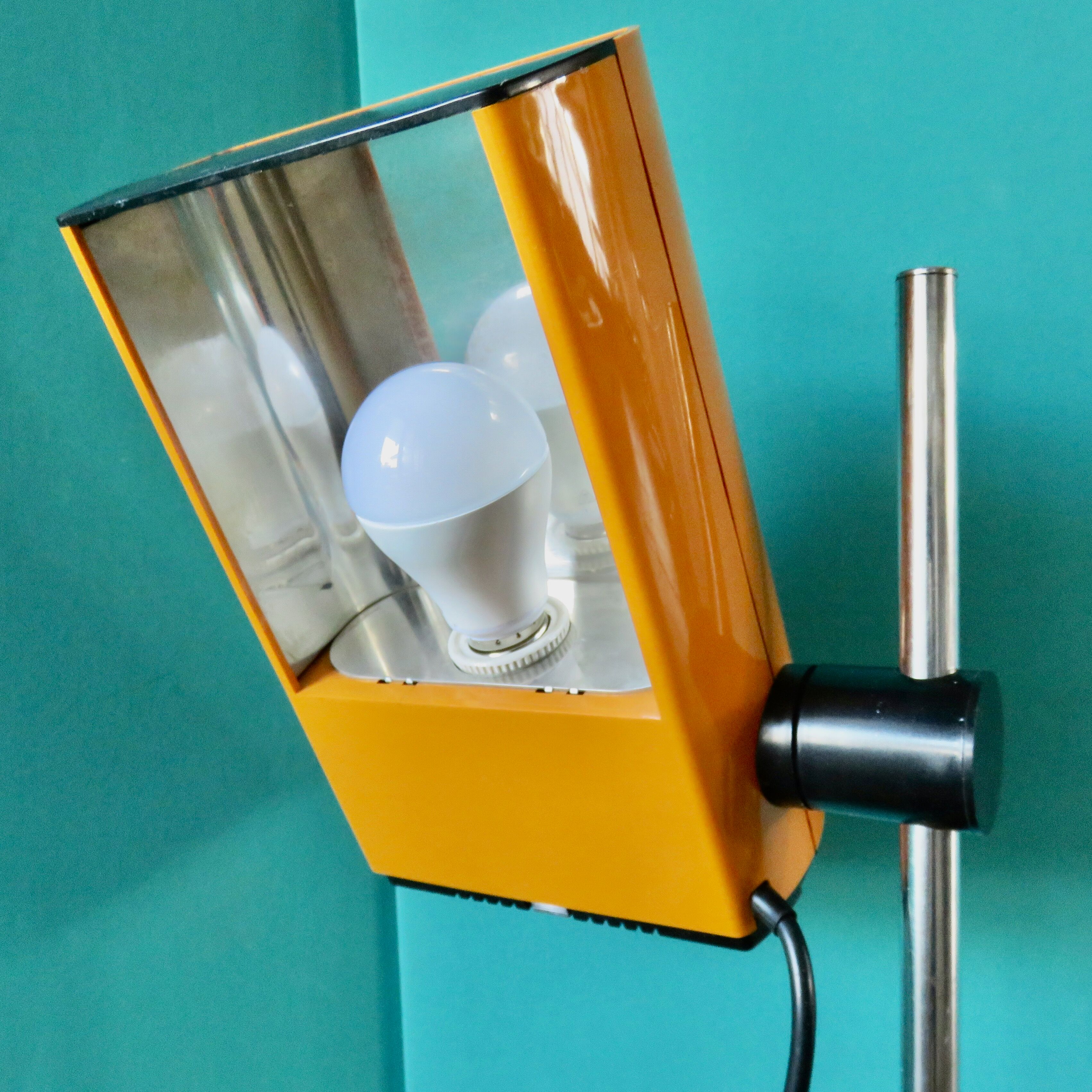Orange Manade desk lamp "SAMP Design", France 1972