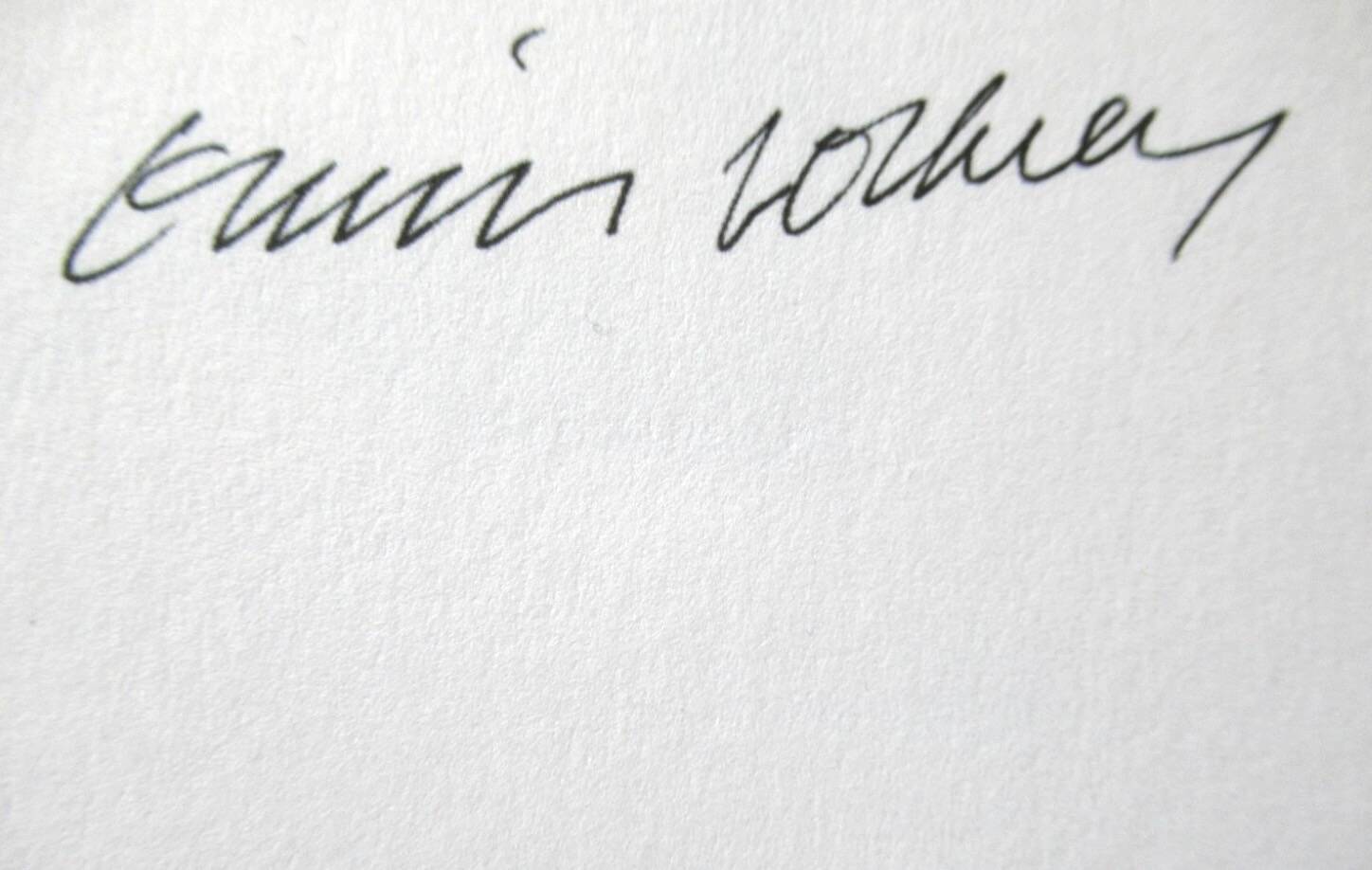 Lithograph by David Hockney, signed and numbered.