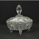Vintage Crystal Bonbonnière Candy Jar with Lid Sixties