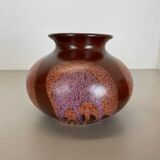 Set of Two Pottery Vases Objects by Steuler Ceramics, Germany, 1970s
