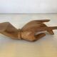 Wooden hand ring sizer pocket emptier