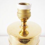 Vintage golden metal lamp foot