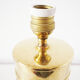 Pied de lampe en métal doré vintage