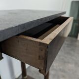 Empire-style console in mahogany