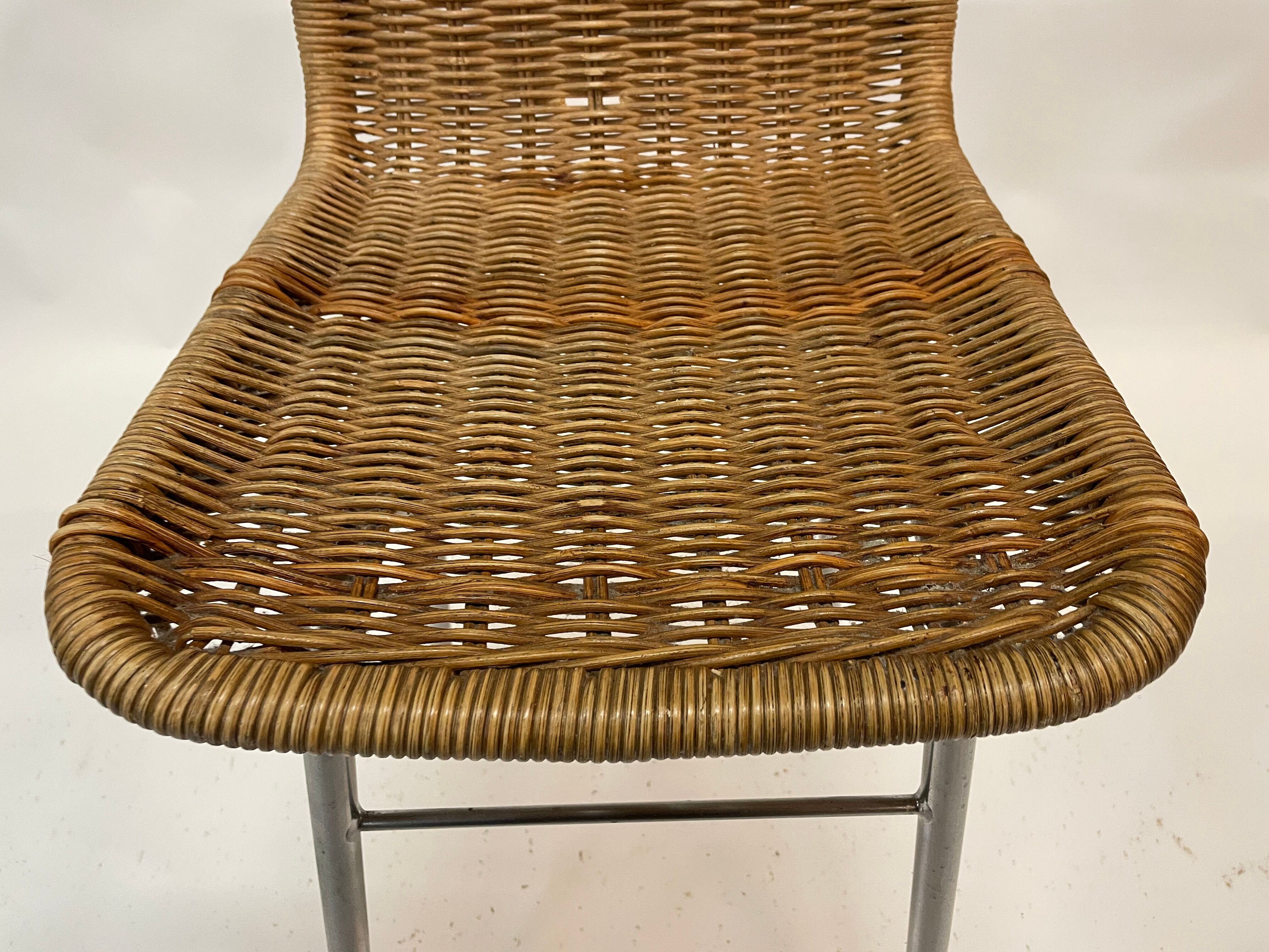 Vintage stool barstool Dirk van Sliedregt Rohe Noordwolde