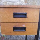 Wood and metal desk from the 60s/70s