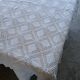 Handmade crochet antique bedspread