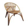 Rattan and bamboo children's chair