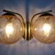 Midcentury Brass Wall Lamp, Germany, 1970s