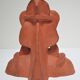 Sculptural Native American face candle holder signed Mario Frascaroli