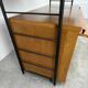 Modular shelf from the 1950s, wood and metal, vintage.