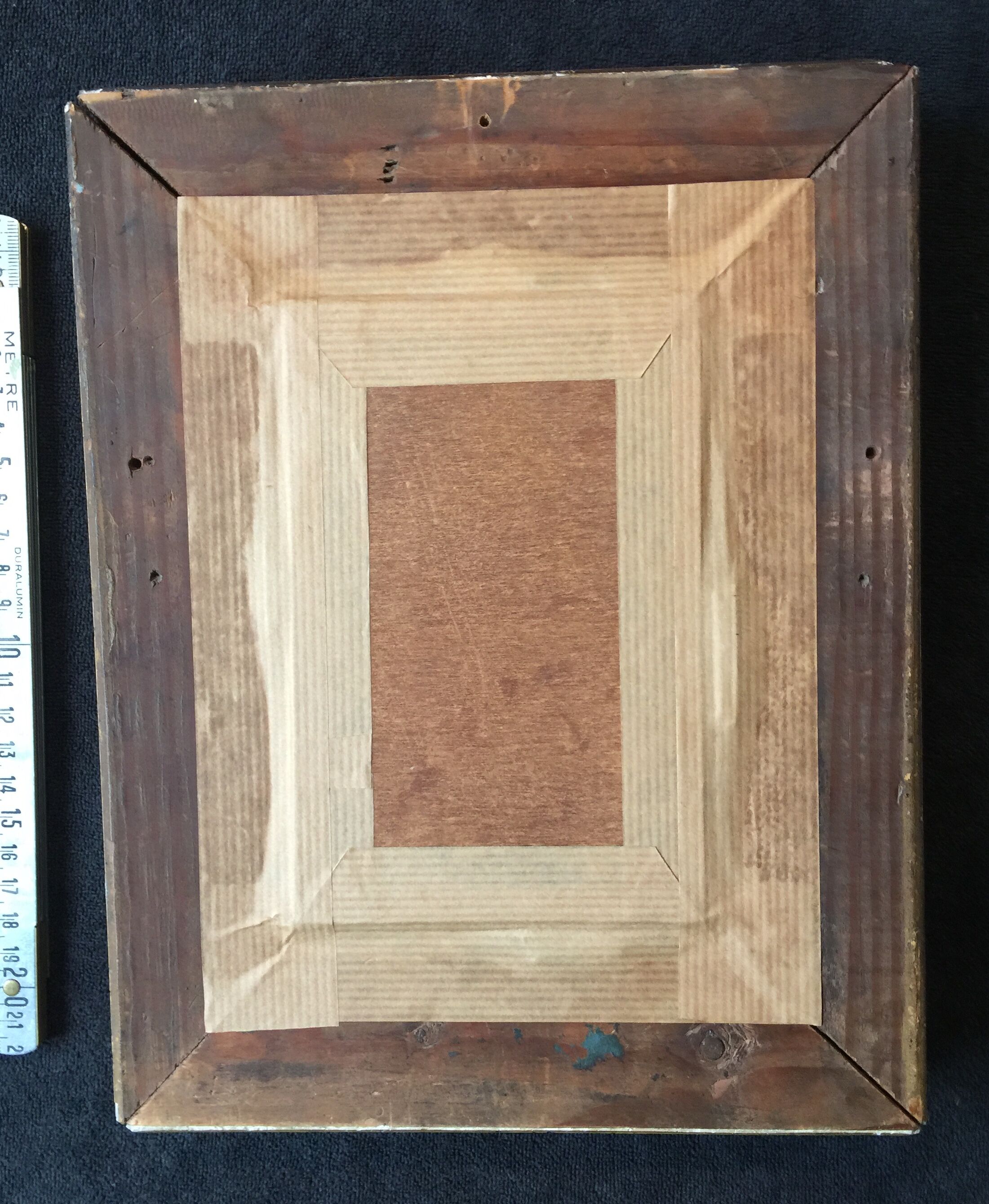 Oil on canvas mounted on panel "portrait of a young man" 19th century