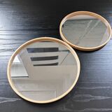 Set de miroirs en bambou