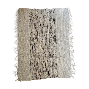 tapis en laine tressée
