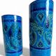 Vases en céramique Rimini Blu d'Aldo Londi, Bitossi, Italie, années 1960.