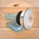 Set of three industrial wall lamps. Spain, 1960s