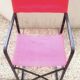 Paire de fauteuil pliant en aluminium et de fauteuil du Metteur-en-scène en fer