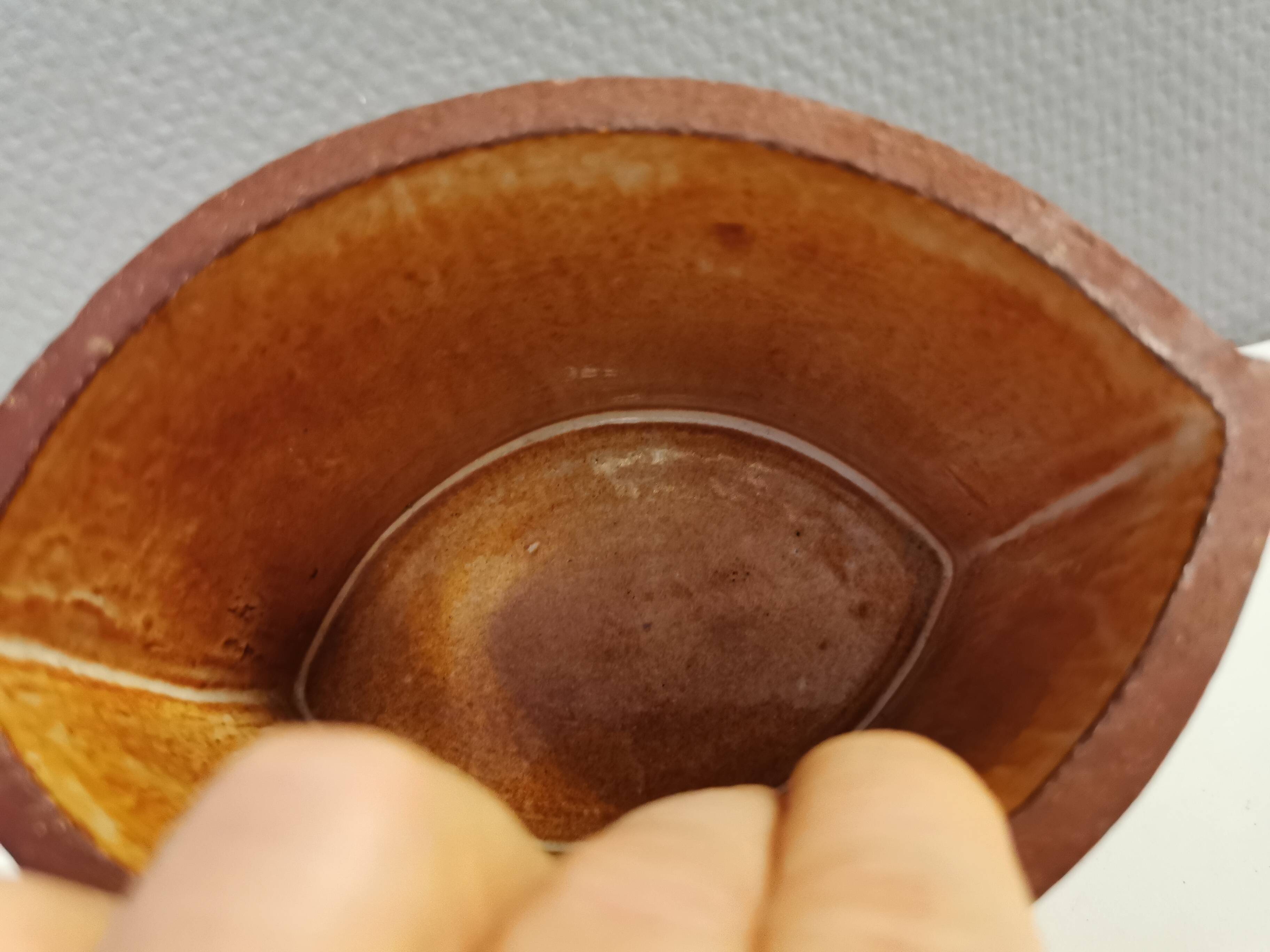 Ceramic vase, from charlotte basse denmark (signed at the bottom)