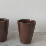 4 sandstone glasses