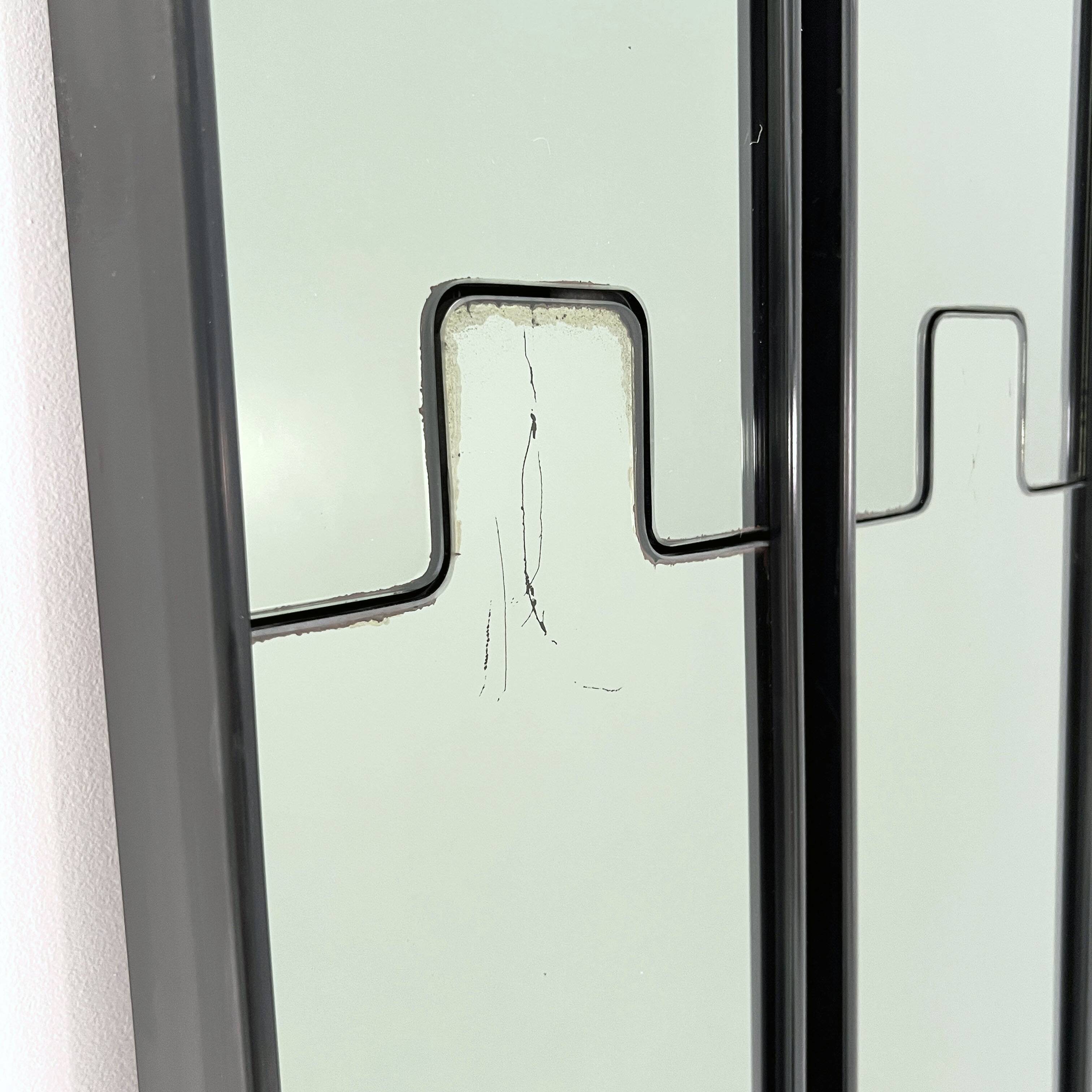 Set of mirrors/coatracks model Gronda by Luciano Bertoncini for Elco.