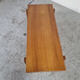 Elm coffee table by Luigi Gorgoni, 80s