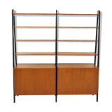 Teak "double" library, Sweden, 1950