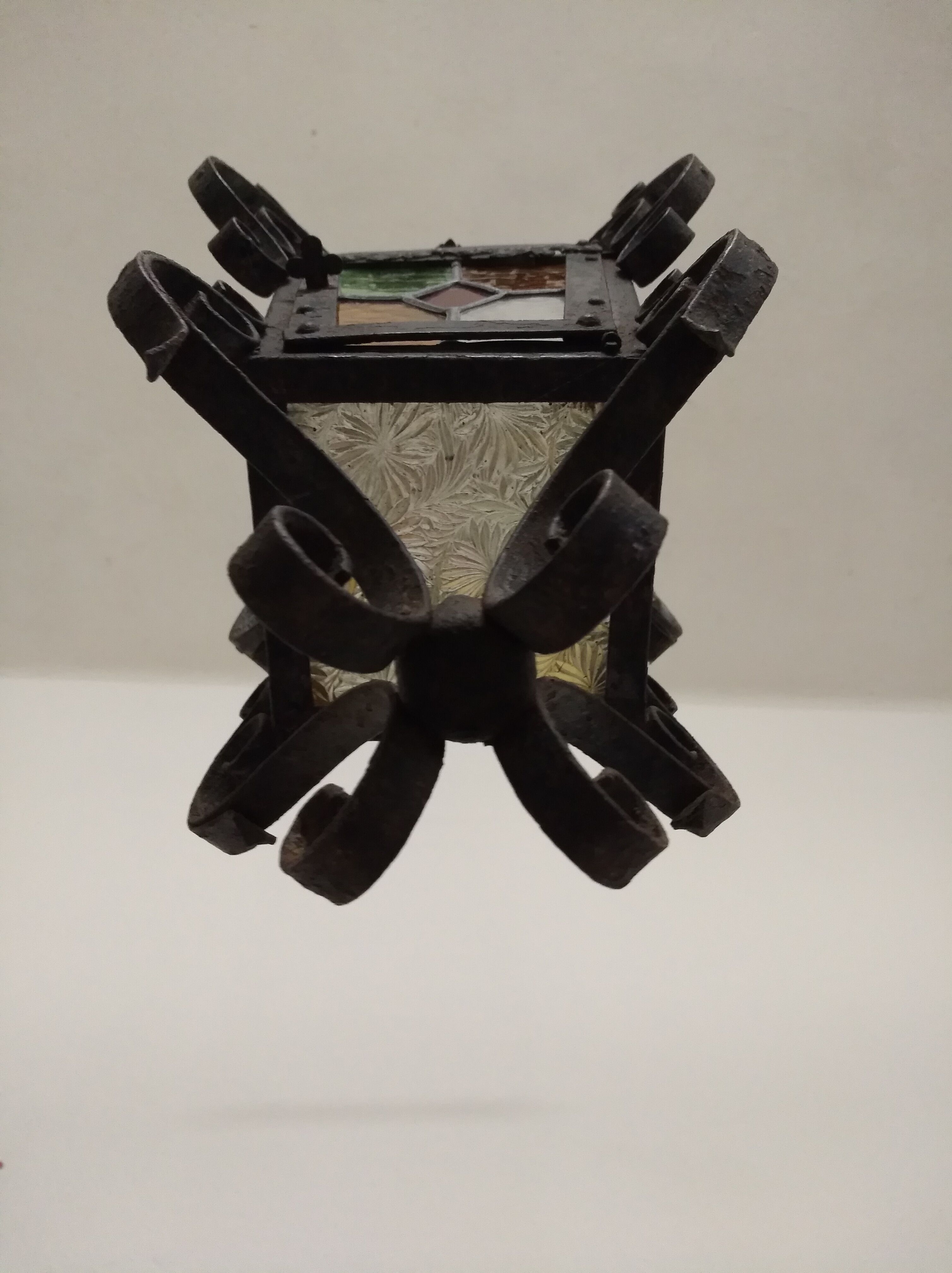 Wrought iron lantern