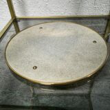 Art Deco round mirror tray