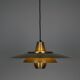 Danish vintage pendant lamp Superlight by David Mogensen. 1980s