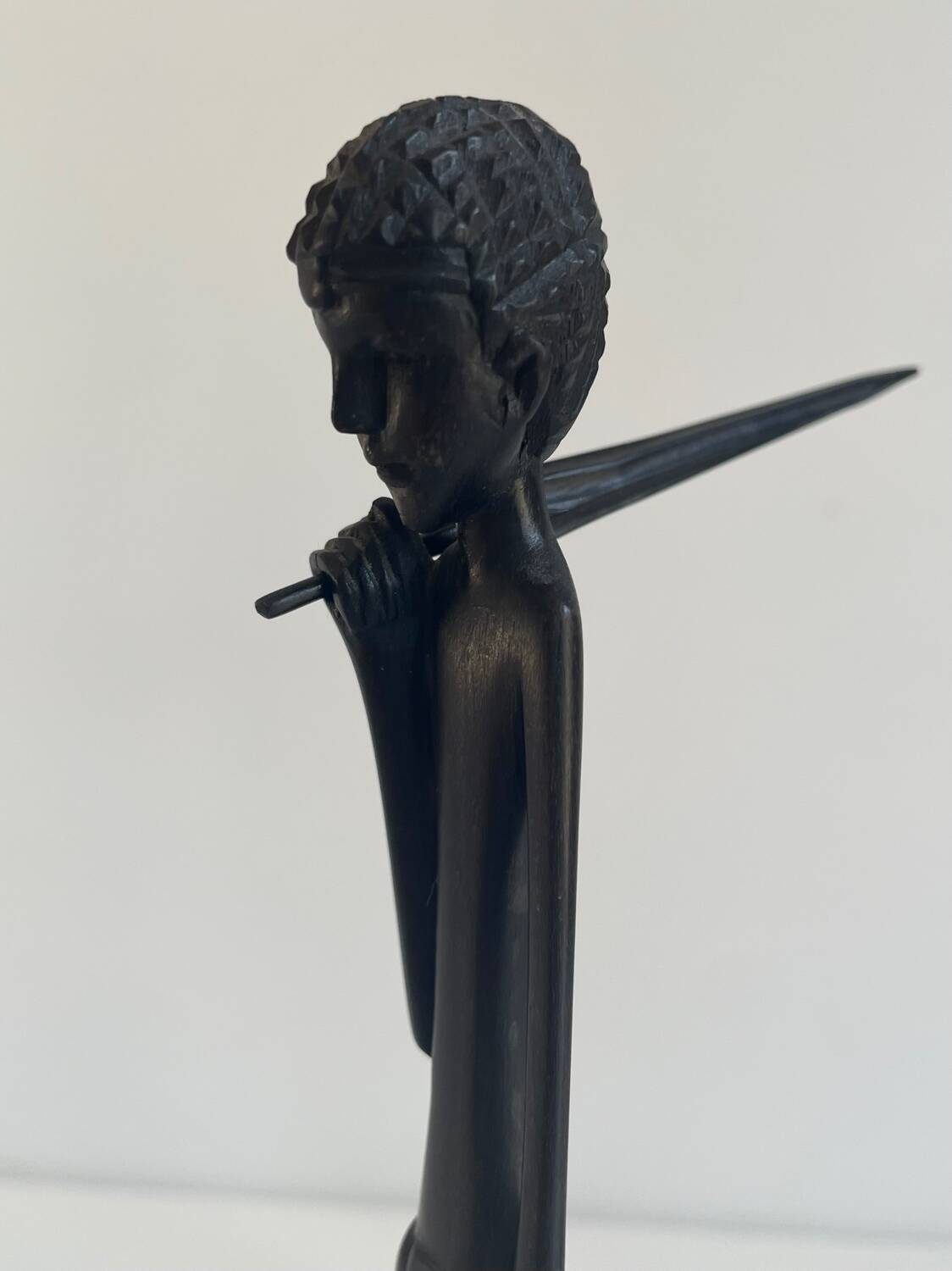 Paire de sculptures africaines en bois