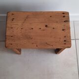 Bench in very old pine